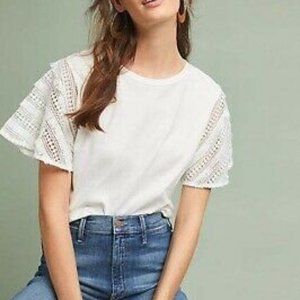 Anthropologie Quentin Textured Top XS NWT